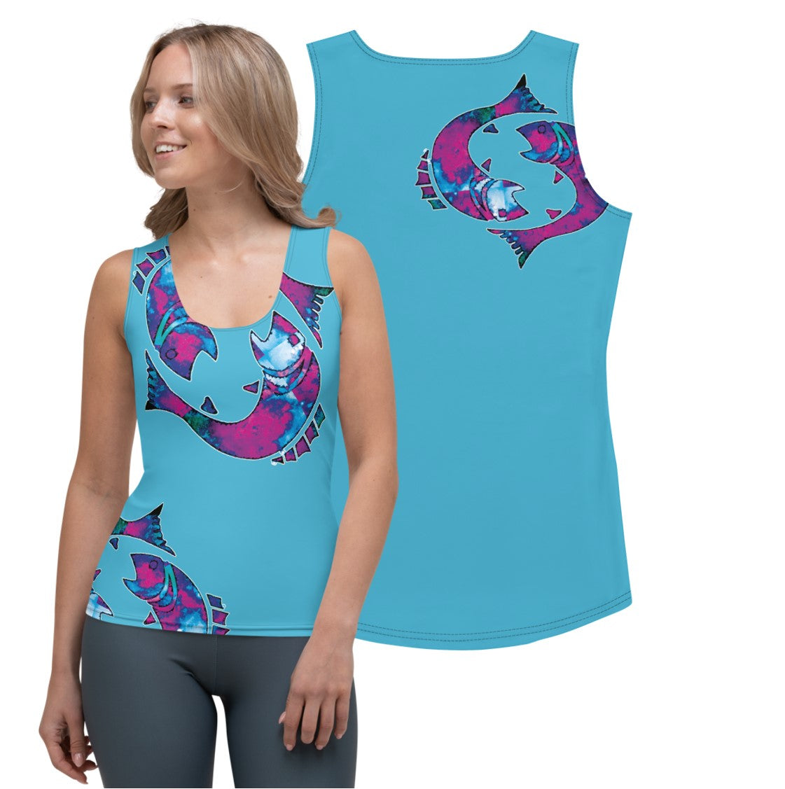sea-blue-pisces-tank-top-pilates-top-workout-top-wickedyo1